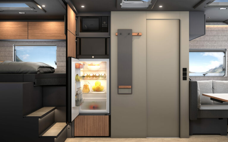 NIESMANN+BISCHOFF - Arto 78 - wardrobe with refrigerator and microwave