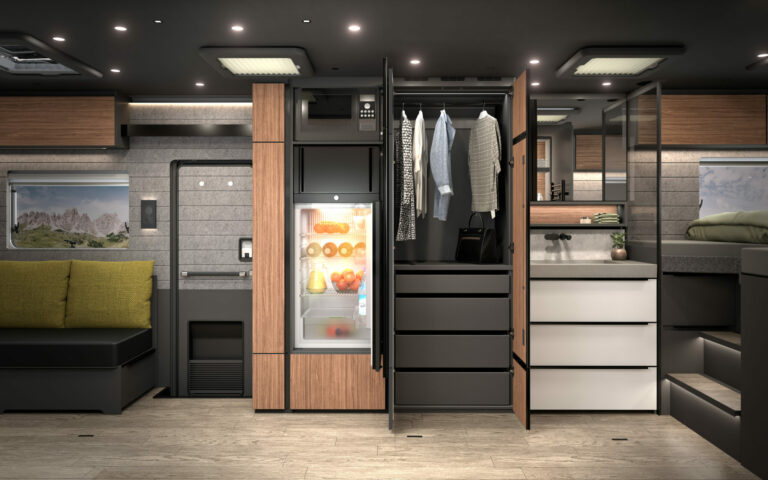 NIESMANN+BISCHOFF - Arto 88 - large wardrobe aka The Wall - with refrigerator